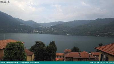 immagine della webcam nei dintorni di San Fermo della Battaglia: webcam Carate Urio