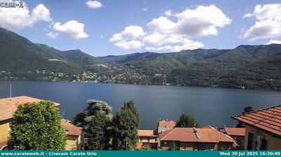 immagine della webcam nei dintorni di Cantù: webcam Carate Urio