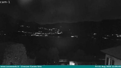 immagine della webcam nei dintorni di Monte Cornizzolo: webcam Carate Urio