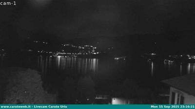 immagine della webcam nei dintorni di Monte Cornizzolo: webcam Carate Urio