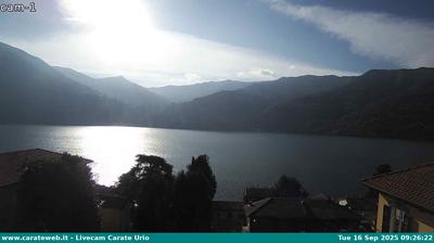 immagine della webcam nei dintorni di Sala Comacina: webcam Carate Urio