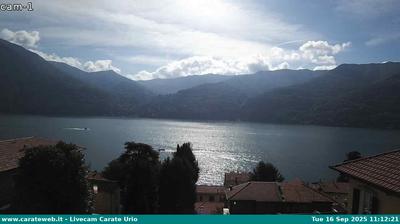 immagine della webcam nei dintorni di Ossuccio: webcam Carate Urio