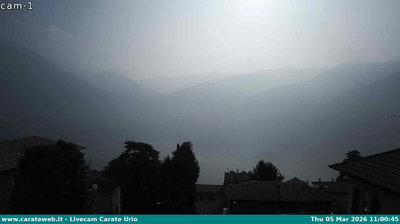 immagine della webcam nei dintorni di Lanzo d'Intelvi: webcam Carate Urio