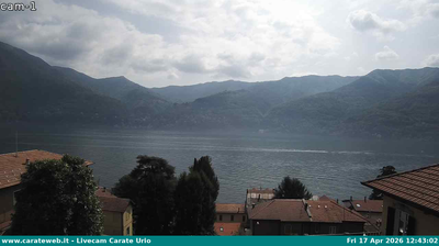 immagine della webcam nei dintorni di Campione d'Italia: webcam Carate Urio