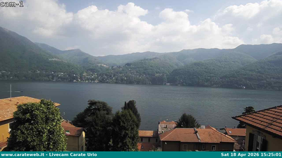 immagine della webcam nei dintorni di Brunate: webcam Carate Urio