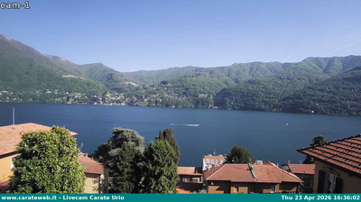 immagine della webcam nei dintorni di Cuasso al Monte: webcam Carate Urio