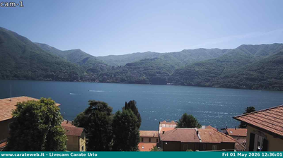 immagine della webcam nei dintorni di Lanzo d'Intelvi: webcam Carate Urio