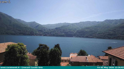 immagine della webcam nei dintorni di Tremezzo: webcam Carate Urio
