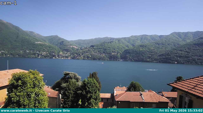 immagine della webcam nei dintorni di Tremezzo: webcam Carate Urio
