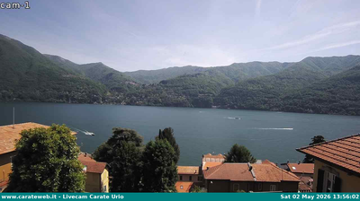 immagine della webcam nei dintorni di Cuasso al Monte: webcam Carate Urio