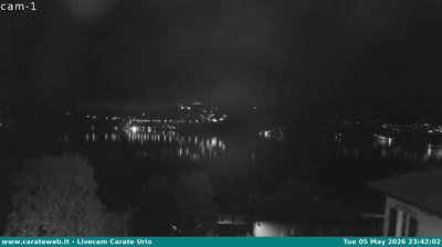 immagine della webcam nei dintorni di Sala Comacina: webcam Carate Urio