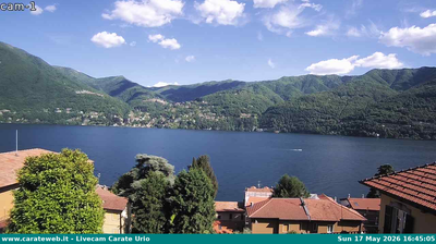 immagine della webcam nei dintorni di Valmorea: webcam Carate Urio