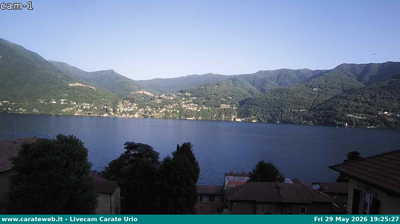 immagine della webcam nei dintorni di San Primo: webcam Carate Urio