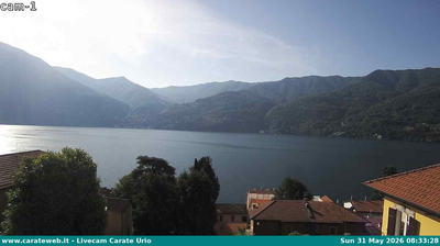 immagine della webcam nei dintorni di Sormano: webcam Carate Urio