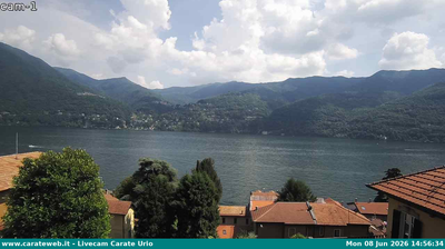 immagine della webcam nei dintorni di Cuasso al Monte: webcam Carate Urio