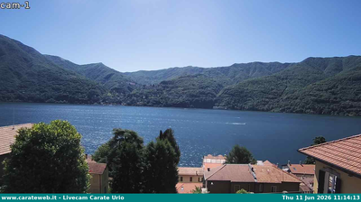 immagine della webcam nei dintorni di Casasco d'Intelvi: webcam Carate Urio