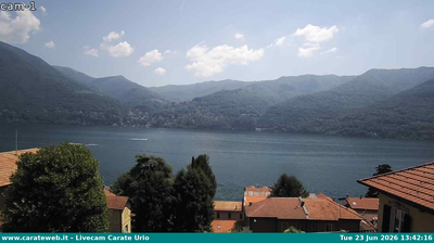 immagine della webcam nei dintorni di Cantù: webcam Carate Urio