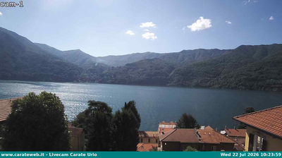immagine della webcam nei dintorni di Ossuccio: webcam Carate Urio