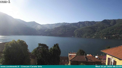 immagine della webcam nei dintorni di Lanzo d'Intelvi: webcam Carate Urio