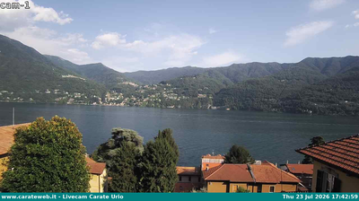 immagine della webcam nei dintorni di Cuasso al Monte: webcam Carate Urio