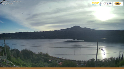 immagine della webcam nei dintorni di Aeroporto di Ciampino: webcam Castel Gandolfo