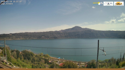 immagine della webcam nei dintorni di Palestrina: webcam Castel Gandolfo