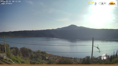 immagine della webcam nei dintorni di Roma Est: webcam Castel Gandolfo