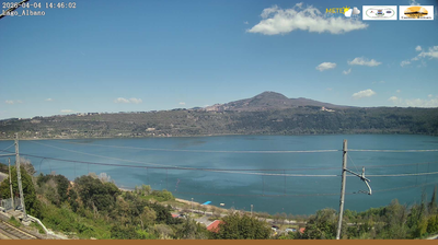 immagine della webcam nei dintorni di Roma Monte Verde: webcam Castel Gandolfo