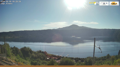 immagine della webcam nei dintorni di Roma Flaminio: webcam Castel Gandolfo