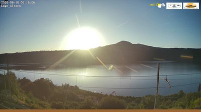 immagine della webcam nei dintorni di Borgo Bainsizza: webcam Castel Gandolfo