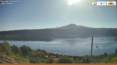 immagine della webcam nei dintorni di Roma Monti: webcam Castel Gandolfo