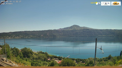 immagine della webcam nei dintorni di Rocca Priora: webcam Castel Gandolfo