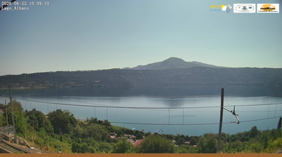 immagine della webcam nei dintorni di Roma Nomentano: webcam Castel Gandolfo