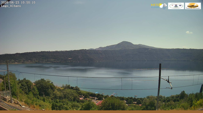 immagine della webcam nei dintorni di Artena: webcam Castel Gandolfo