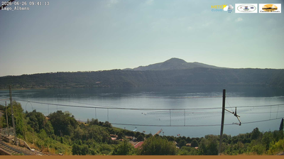 immagine della webcam nei dintorni di Capranica Prenestina: webcam Castel Gandolfo