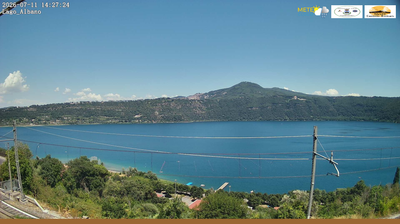 immagine della webcam nei dintorni di Settecamini: webcam Castel Gandolfo