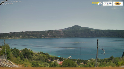 immagine della webcam nei dintorni di Tor San Lorenzo: webcam Castel Gandolfo