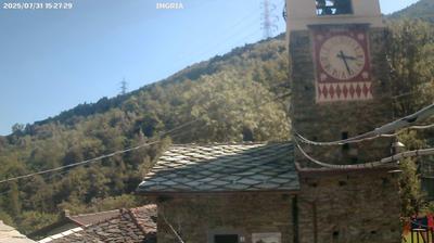 immagine della webcam nei dintorni di Castelnuovo Nigra: webcam Ingria
