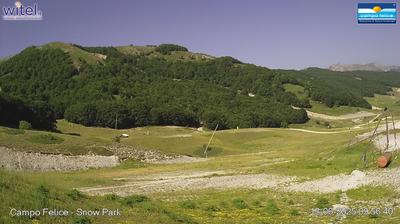 Preview delle webcam di Rocca di Cambio: Snowpark Campo Felice: Snowpark Campo Felice