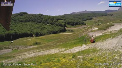immagine della webcam nei dintorni di Pizzoli: webcam Campo Felice