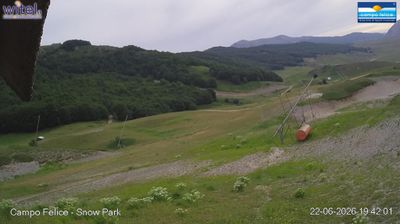 immagine della webcam nei dintorni di Sant'Eusanio Forconese: webcam Campo Felice