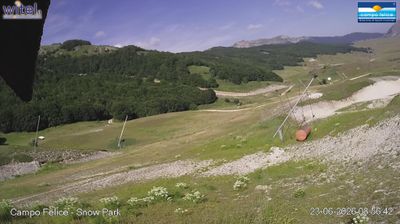 immagine della webcam nei dintorni di Ofena: webcam Campo Felice