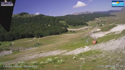 immagine della webcam nei dintorni di Lucoli: webcam Campo Felice