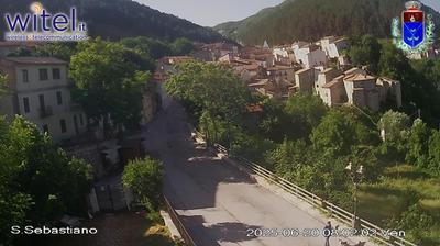 immagine della webcam nei dintorni di Rocca Pia: webcam Bisegna