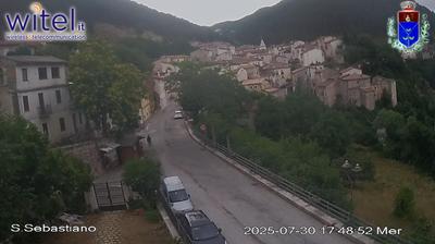 immagine della webcam nei dintorni di Rocca Pia: webcam Bisegna