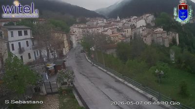 immagine della webcam nei dintorni di Rocca Pia: webcam Bisegna