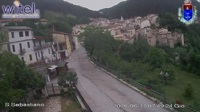 immagine della webcam nei dintorni di Civitella Roveto: webcam Bisegna