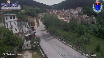 immagine della webcam nei dintorni di Civitella Roveto: webcam Bisegna
