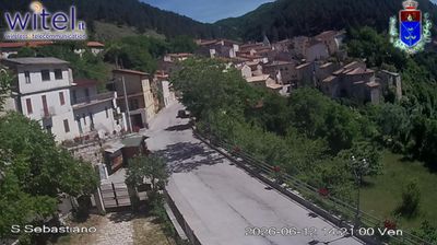 immagine della webcam nei dintorni di Civitella Roveto: webcam Bisegna