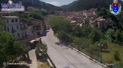immagine della webcam nei dintorni di Ortona dei Marsi: webcam Bisegna